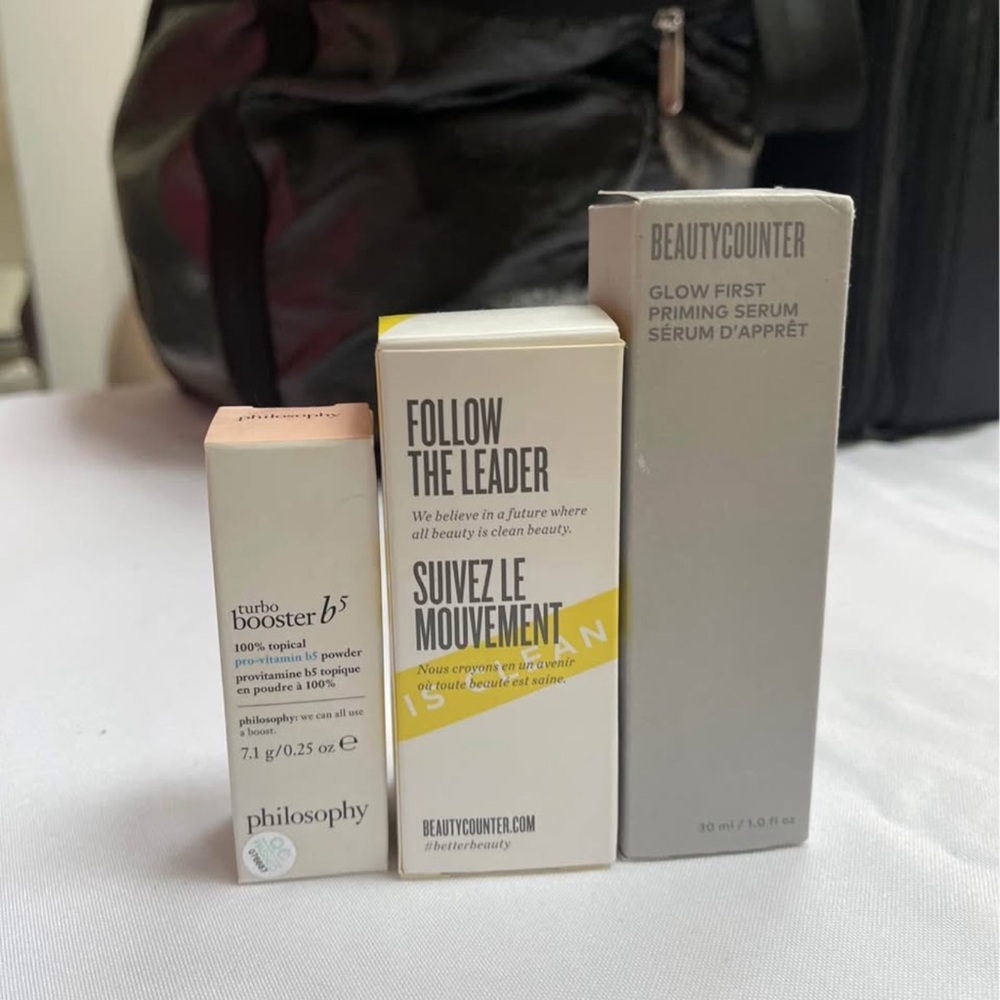 SKINCARE Beautycounter Glow Serum & Philosophy Turbo Booster Set - NWT
